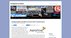 Desktop Screenshot of insearchoftech.com